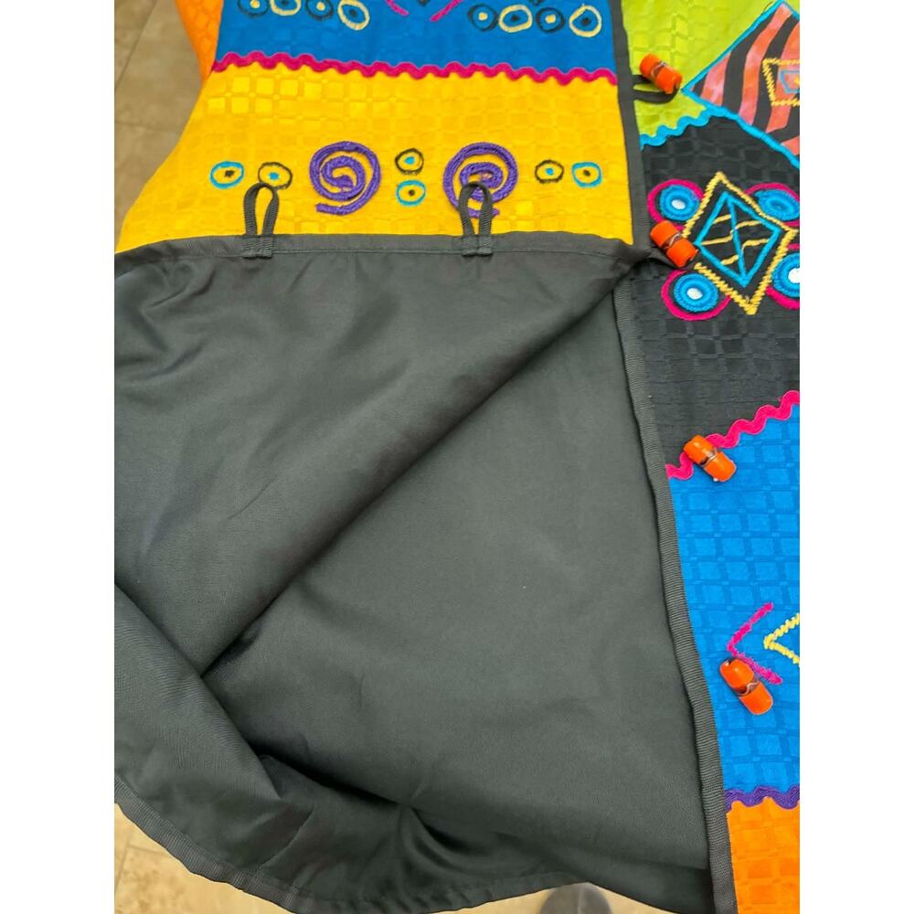 Patchington Colorful Embroidered Patchwork Jacket… - image 7